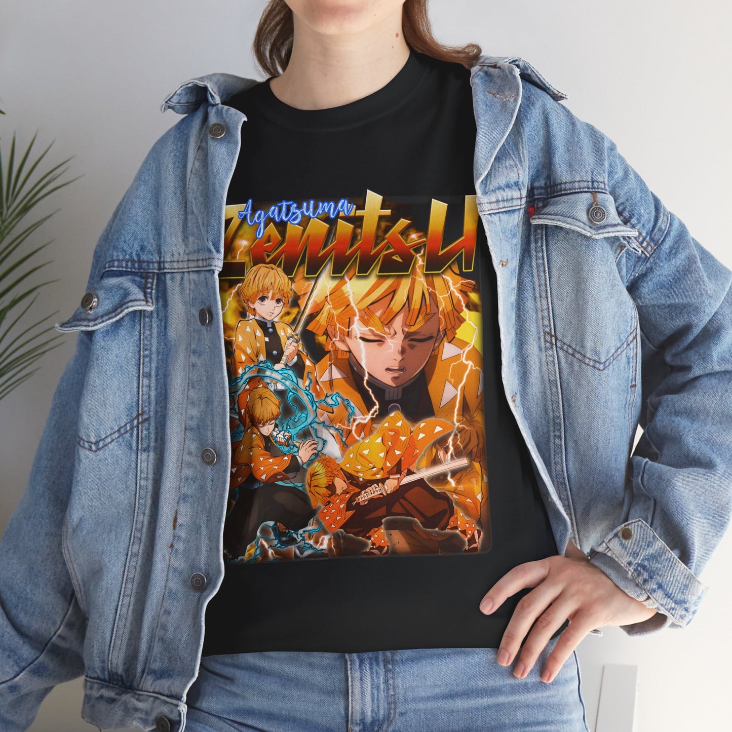 ZENITSU Demon Slayer Anime, Retro Shirt, Anime Tshirt, Demon Slayer for Gift