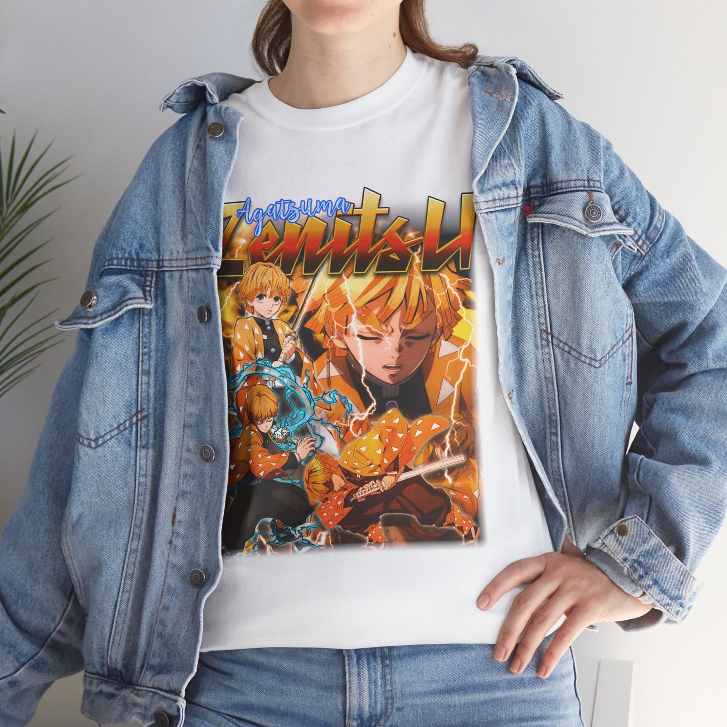 ZENITSU Demon Slayer Anime, Retro Shirt, Anime Tshirt, Demon Slayer for Gift