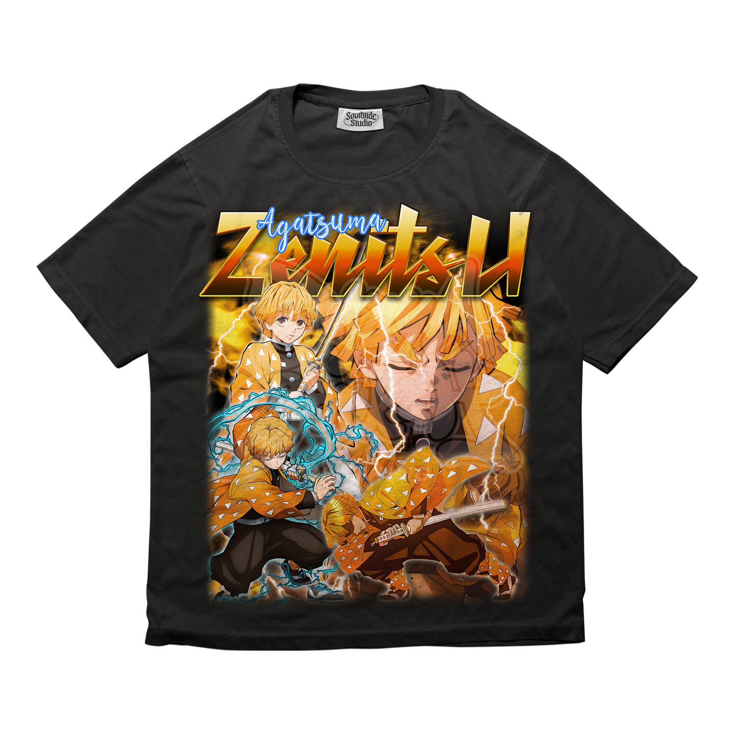 ZENITSU Demon Slayer Anime, Retro Shirt, Anime Tshirt, Demon Slayer for Gift