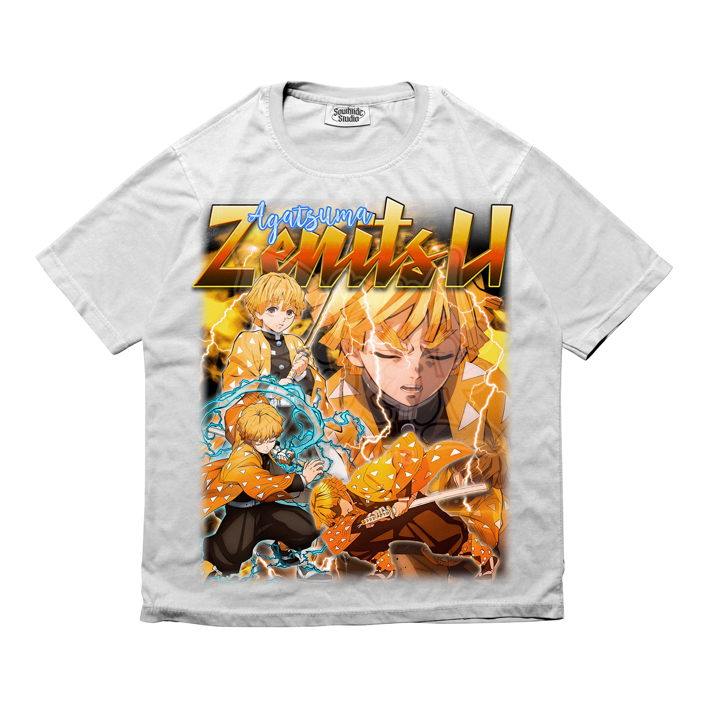 ZENITSU Demon Slayer Anime, Retro Shirt, Anime Tshirt, Demon Slayer for Gift